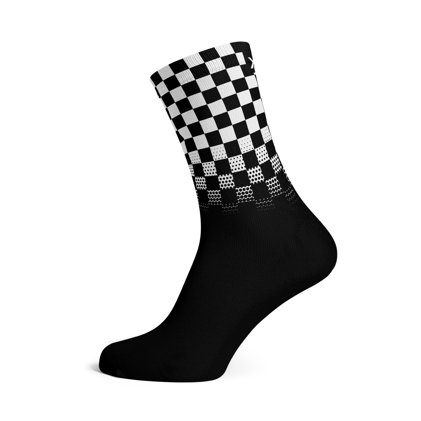 Racing Flag Crew Socks