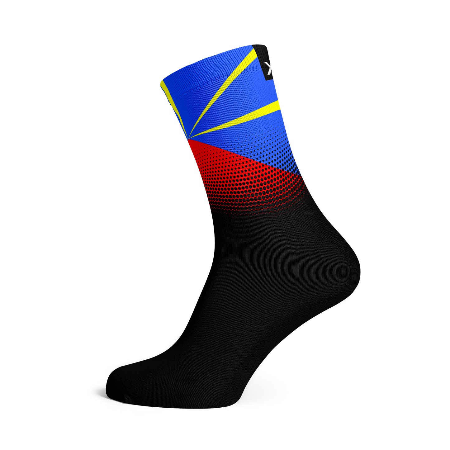 Reunion Island Flag Crew Socks