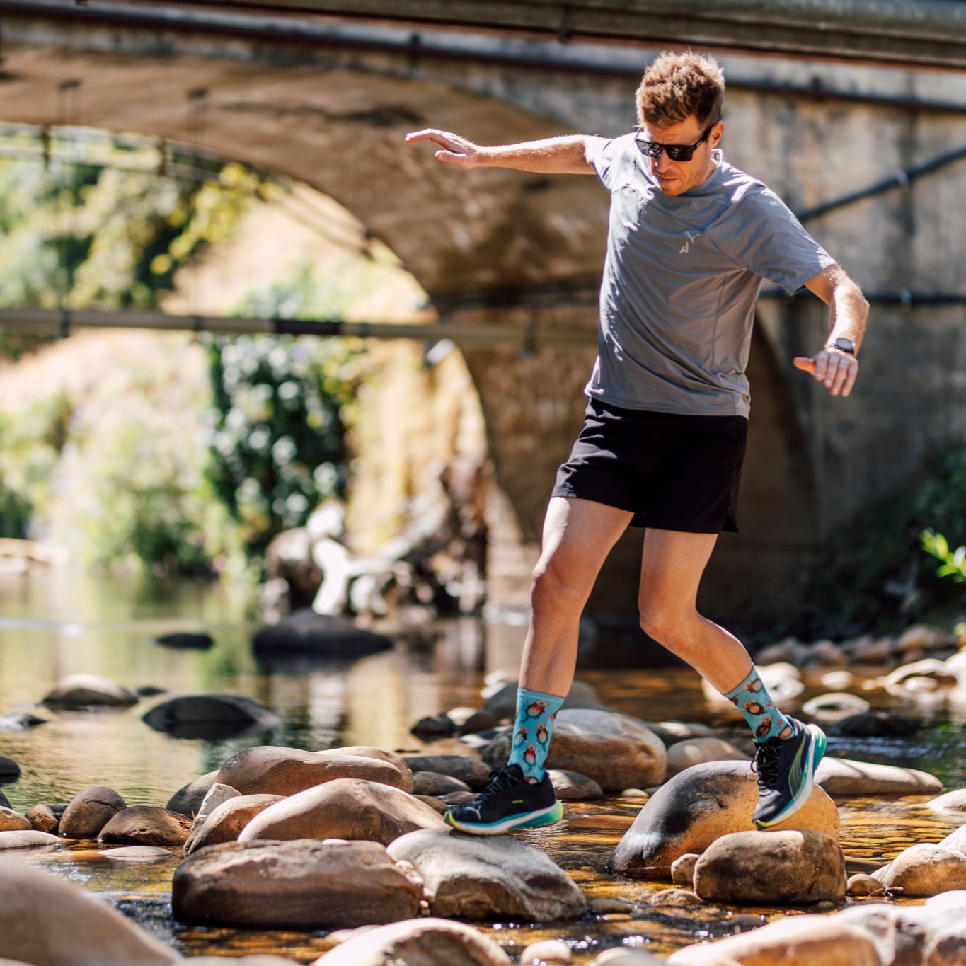 Otters Men's & Women's Running Crew Socks