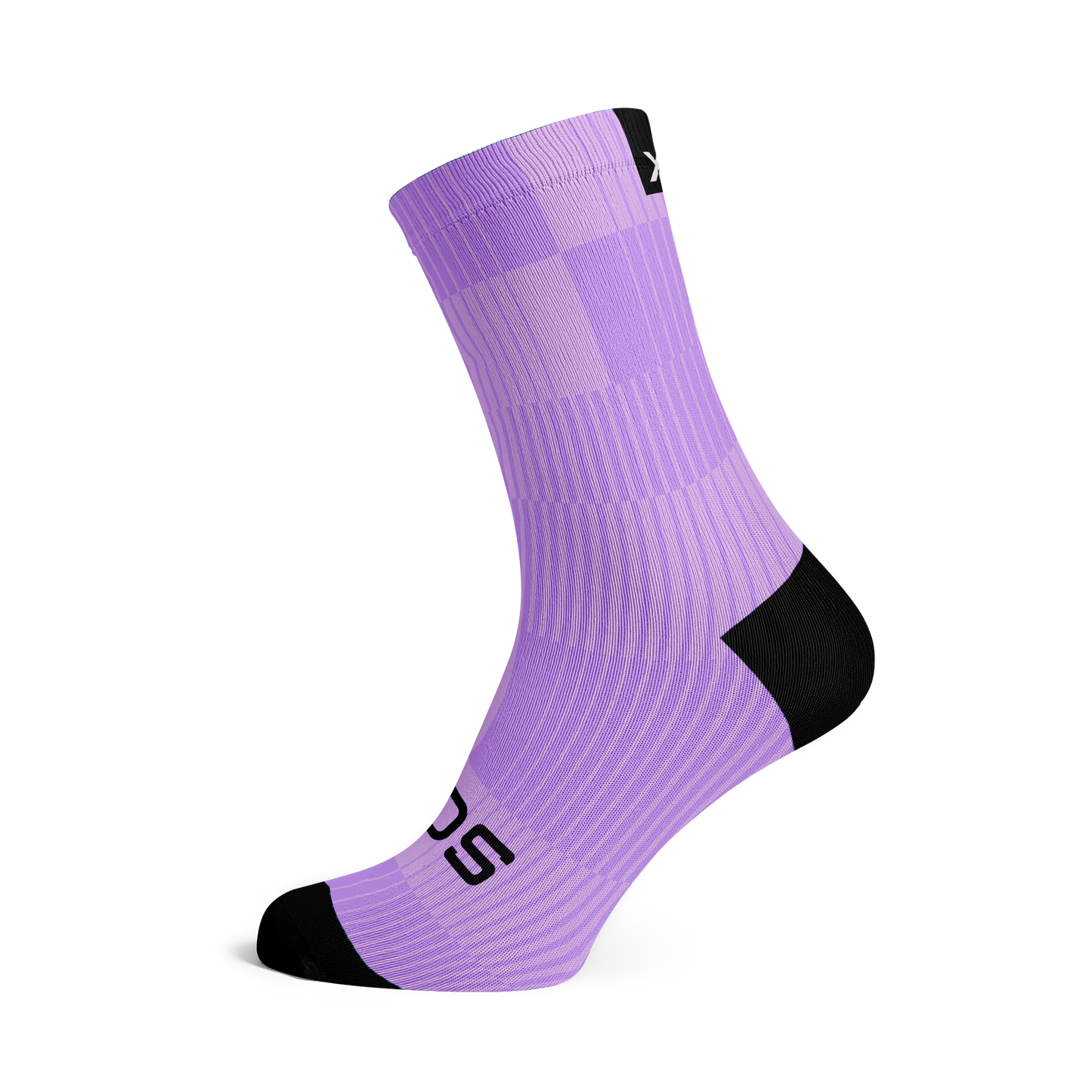 Slight Lilac Minimalist Crew Socks