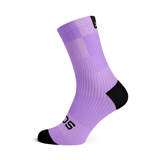 Slight Lilac Minimalist Crew Socks