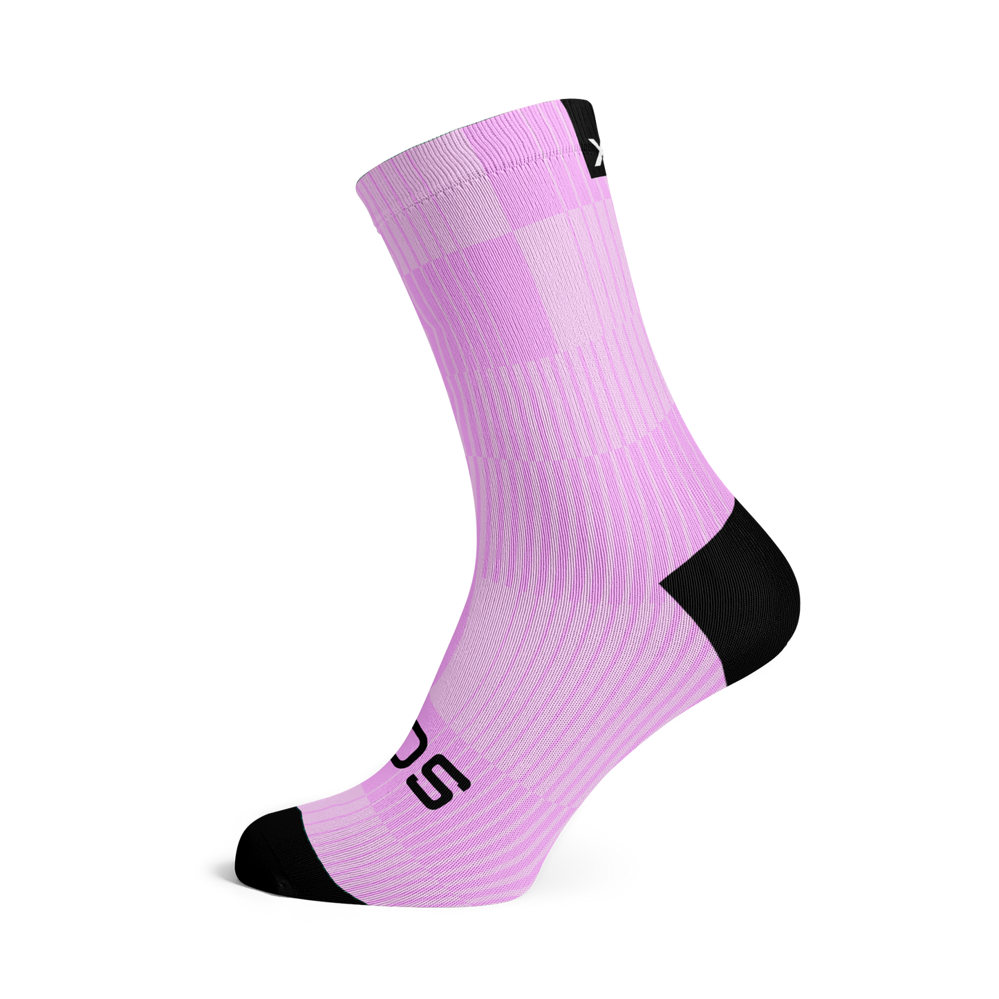 Slight Pink Minimalist Crew Socks
