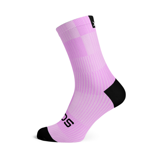 Slight Pink Minimalist Crew Socks