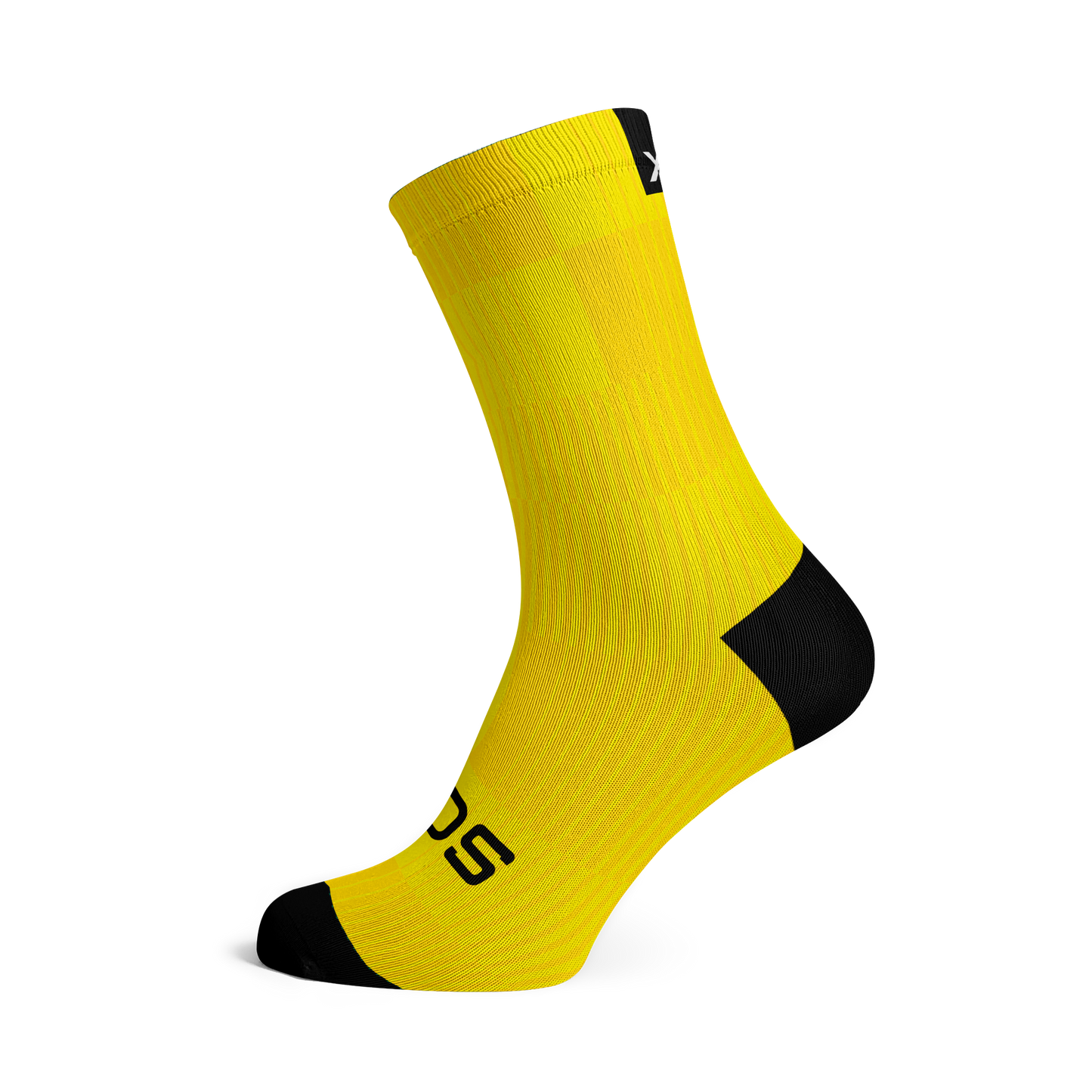 Slight Yellow Minimalist Crew Socks