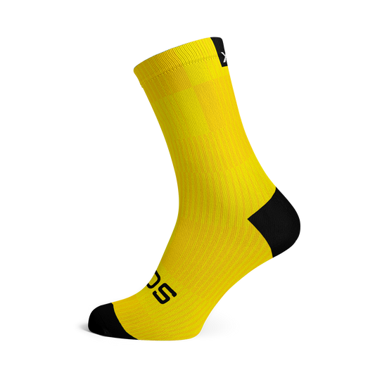 Slight Yellow Minimalist Crew Socks