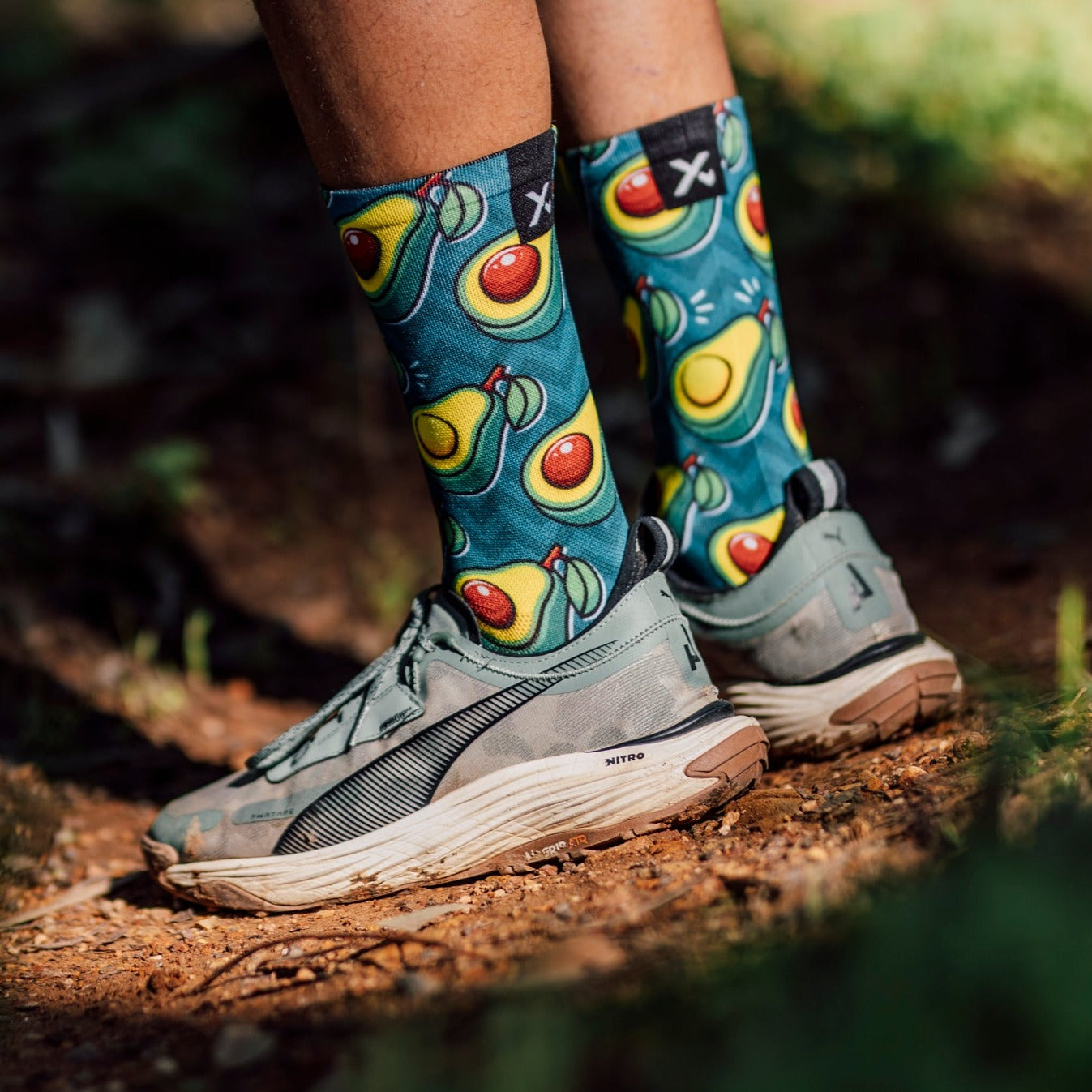 Avocado Running Crew Socks