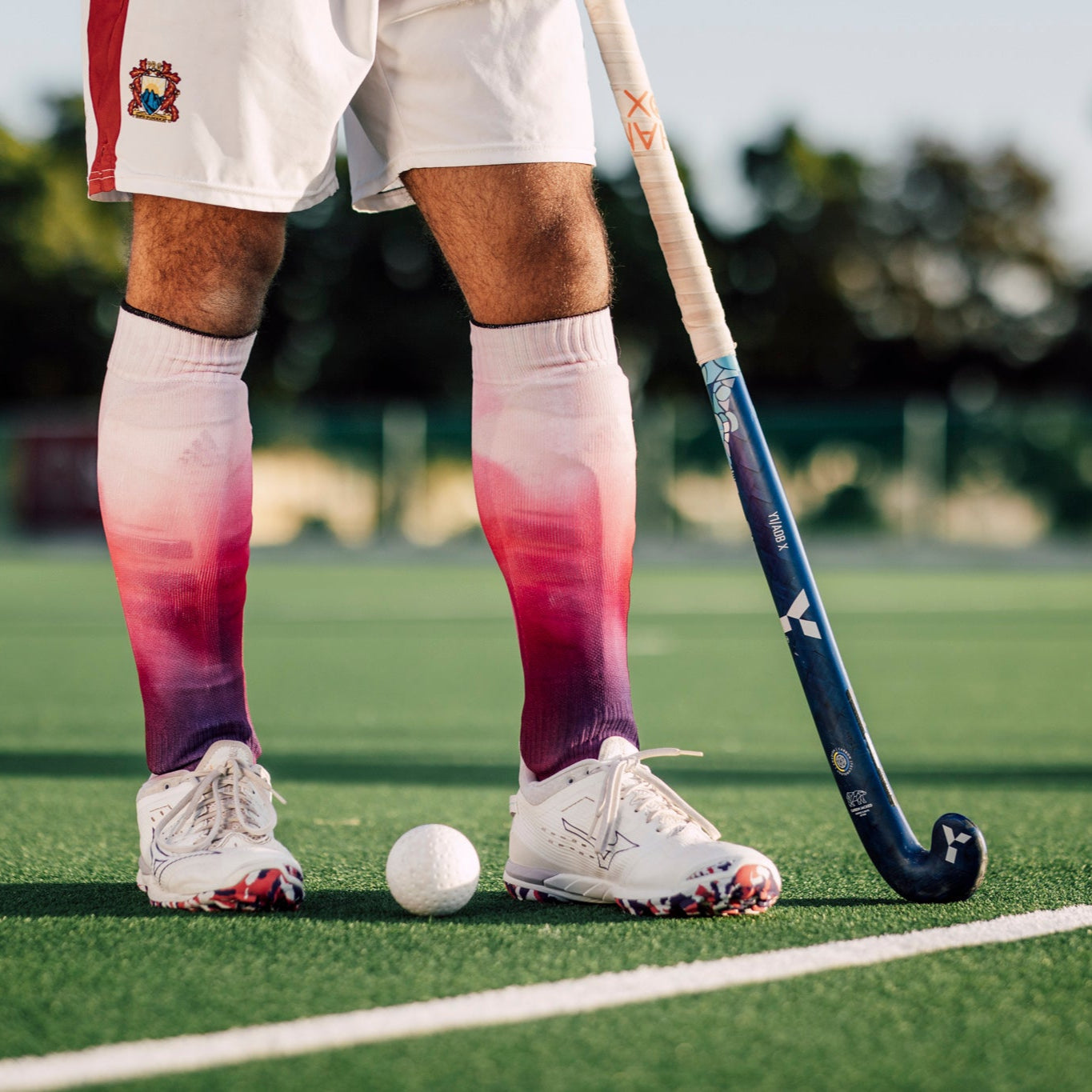 Berry Glow Hockey Socks