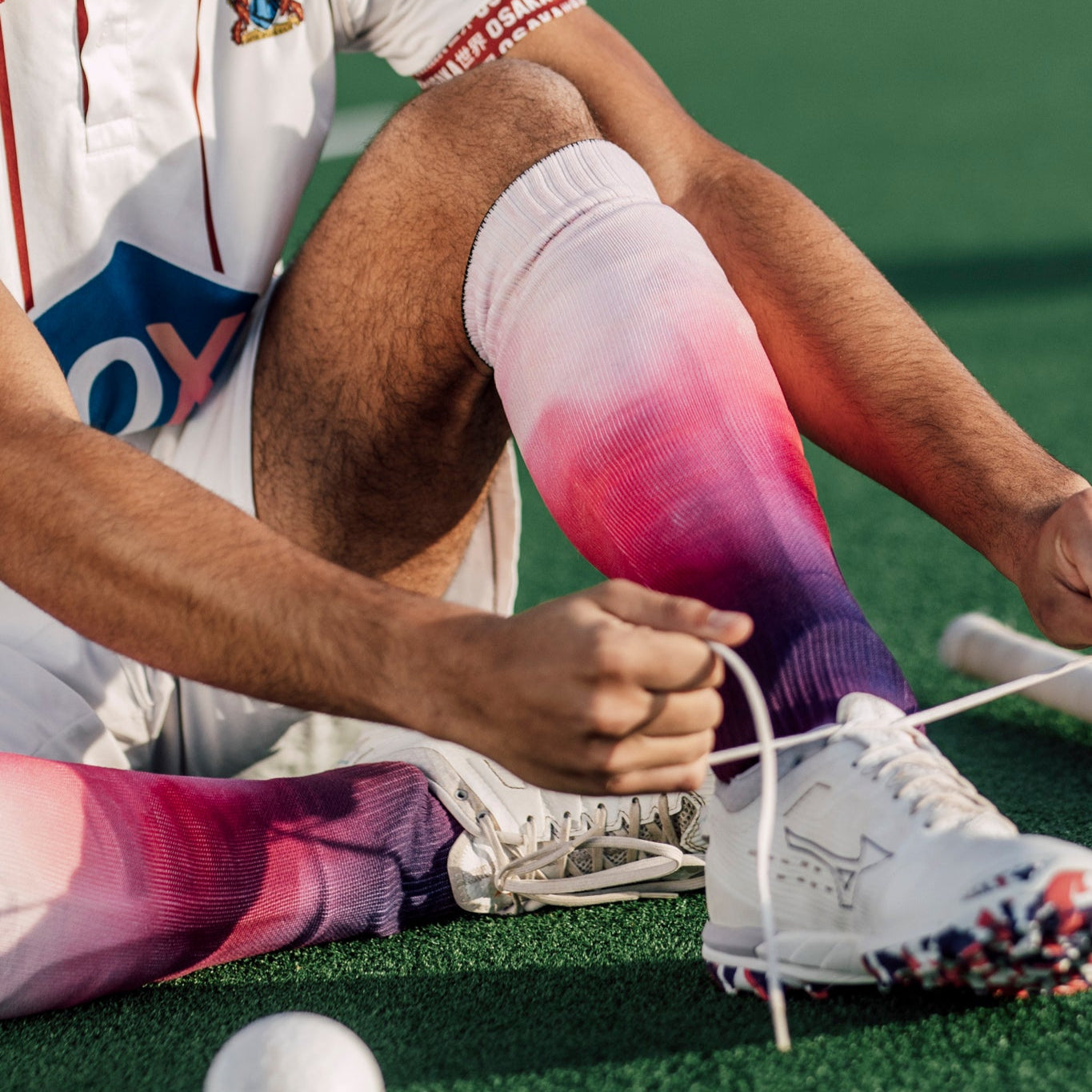 Berry Glow Hockey Socks