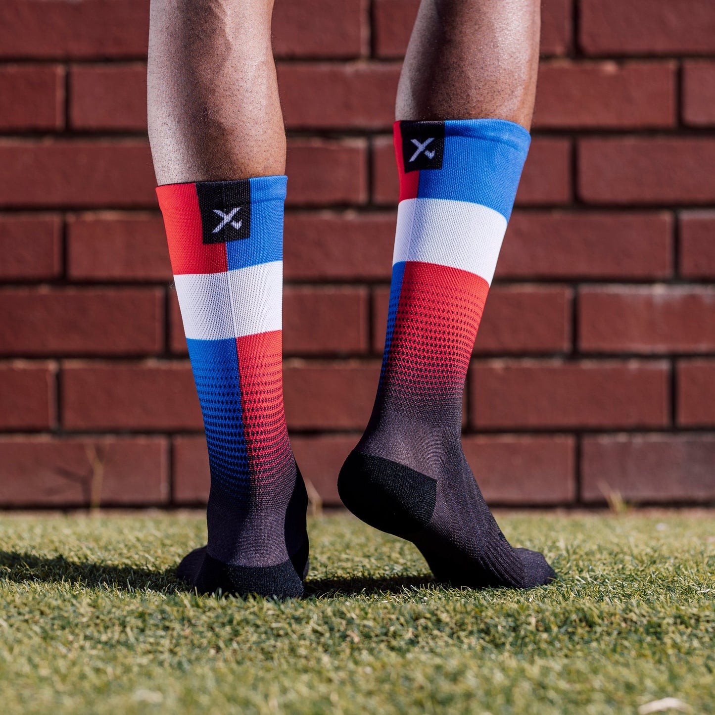 Dominican Republic Flag Crew Socks