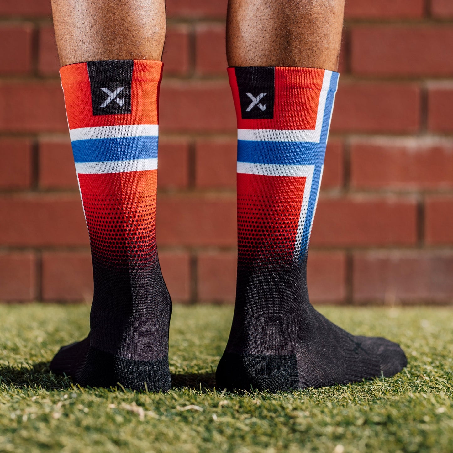 Norway Flag Crew Socks