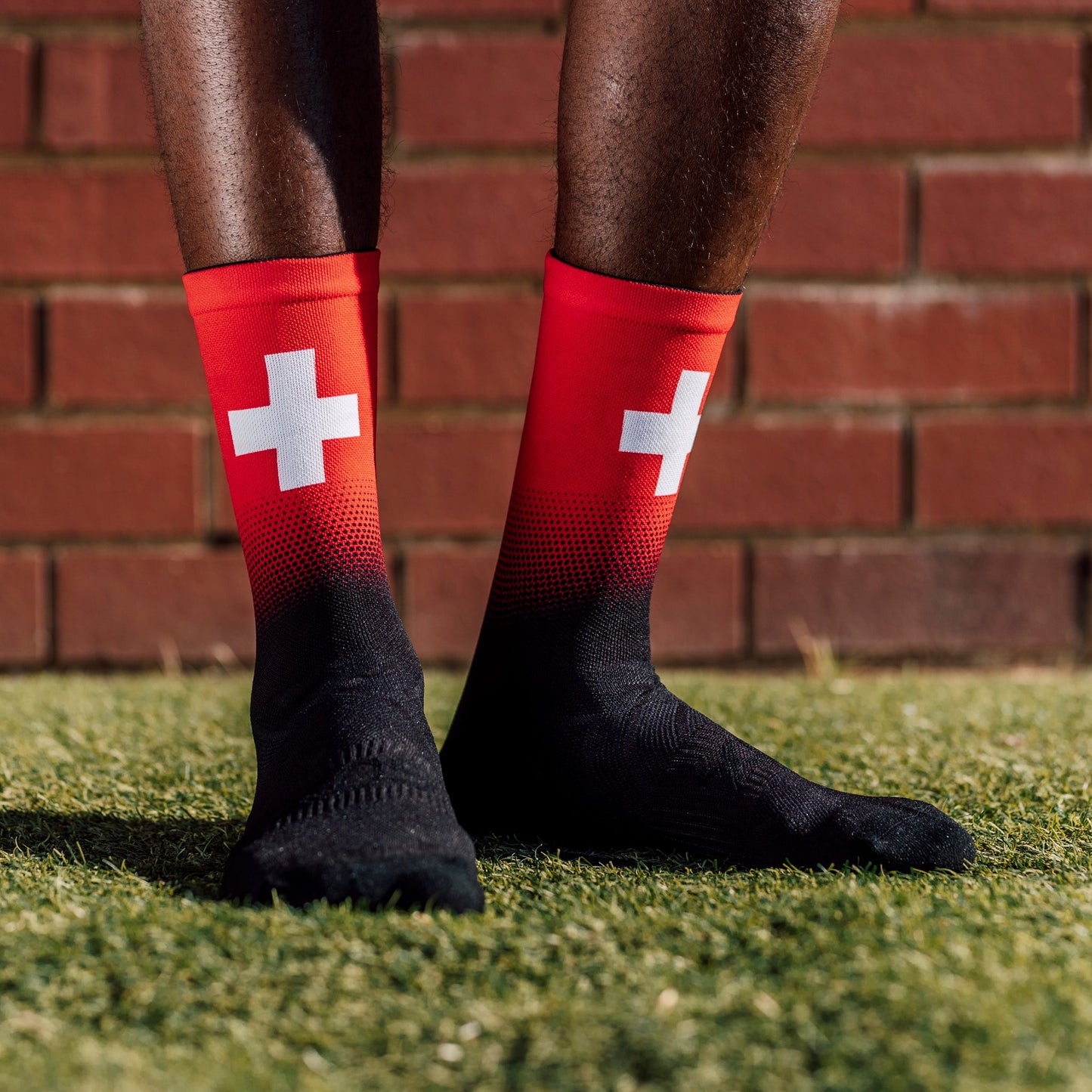 Switzerland Flag Crew Socks