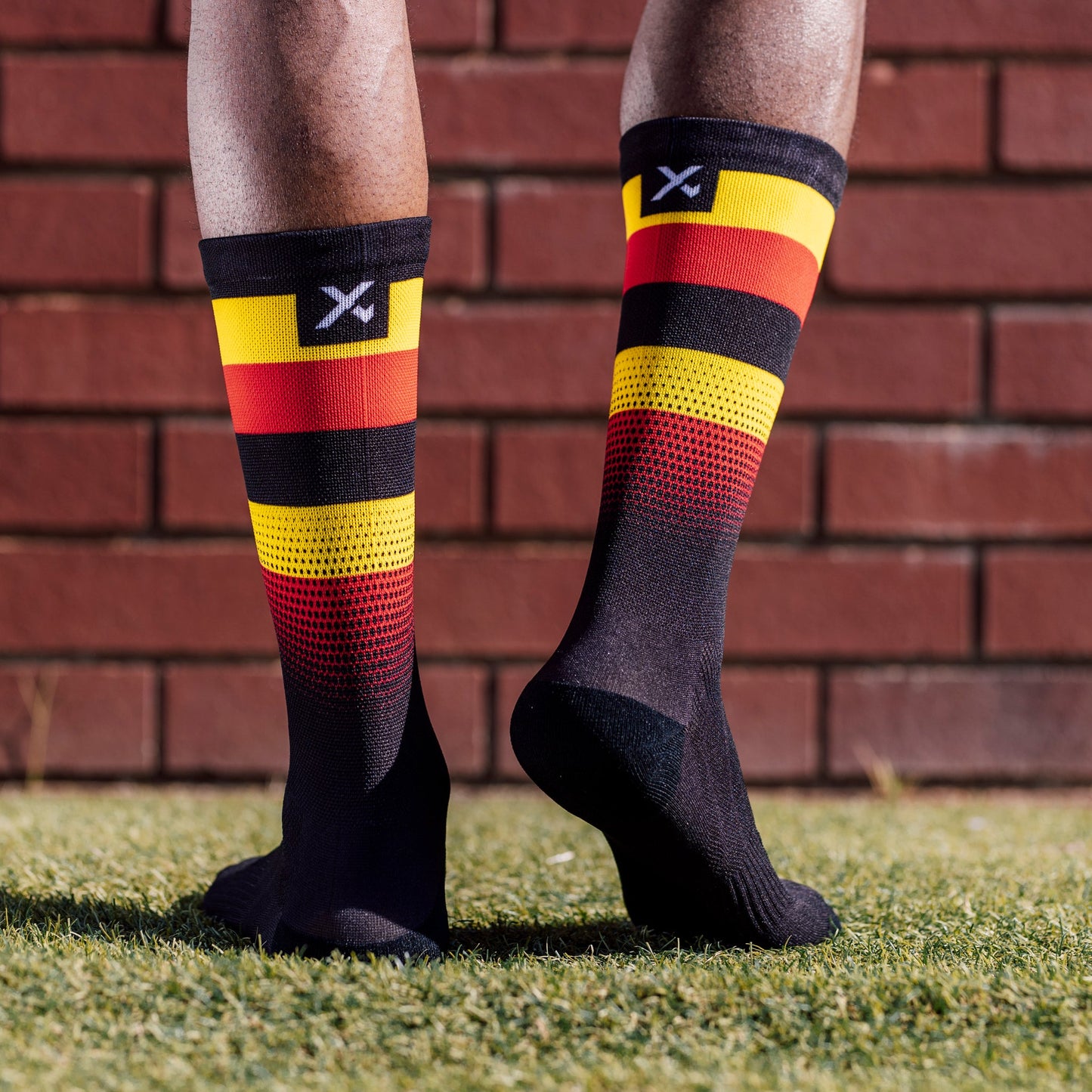 Uganda Flag Crew Socks