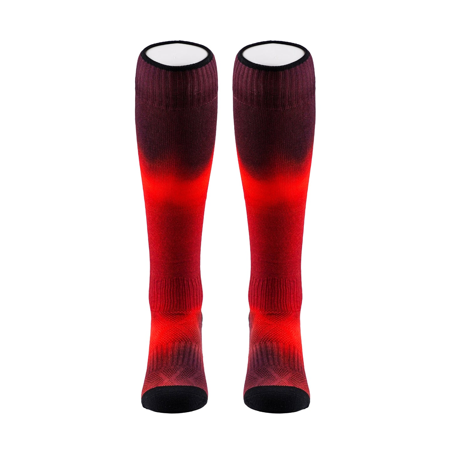Crimson Heat Hockey Socks