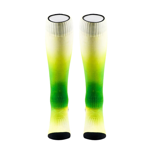 Lime Fade Hockey Socks