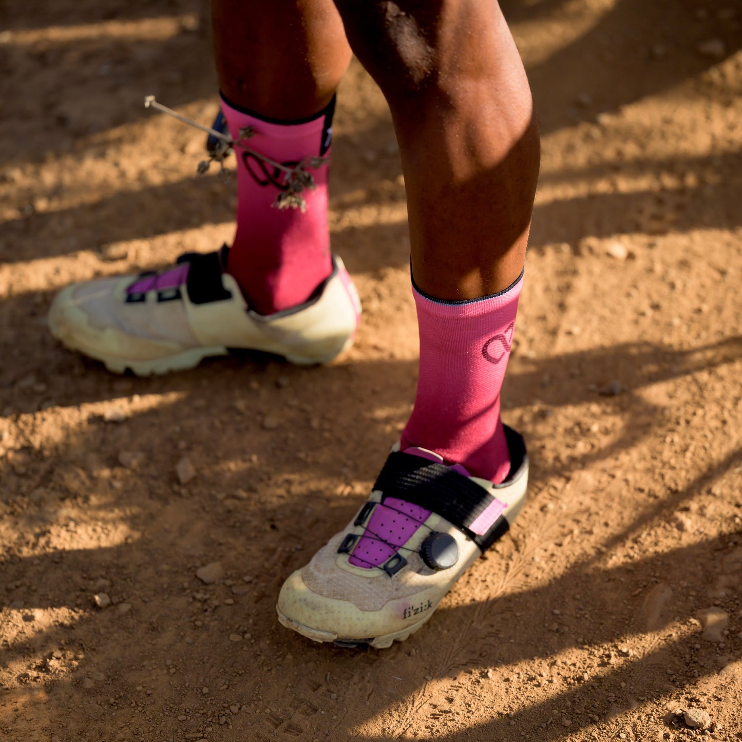 Pump For Peace Maroon Crew Socks