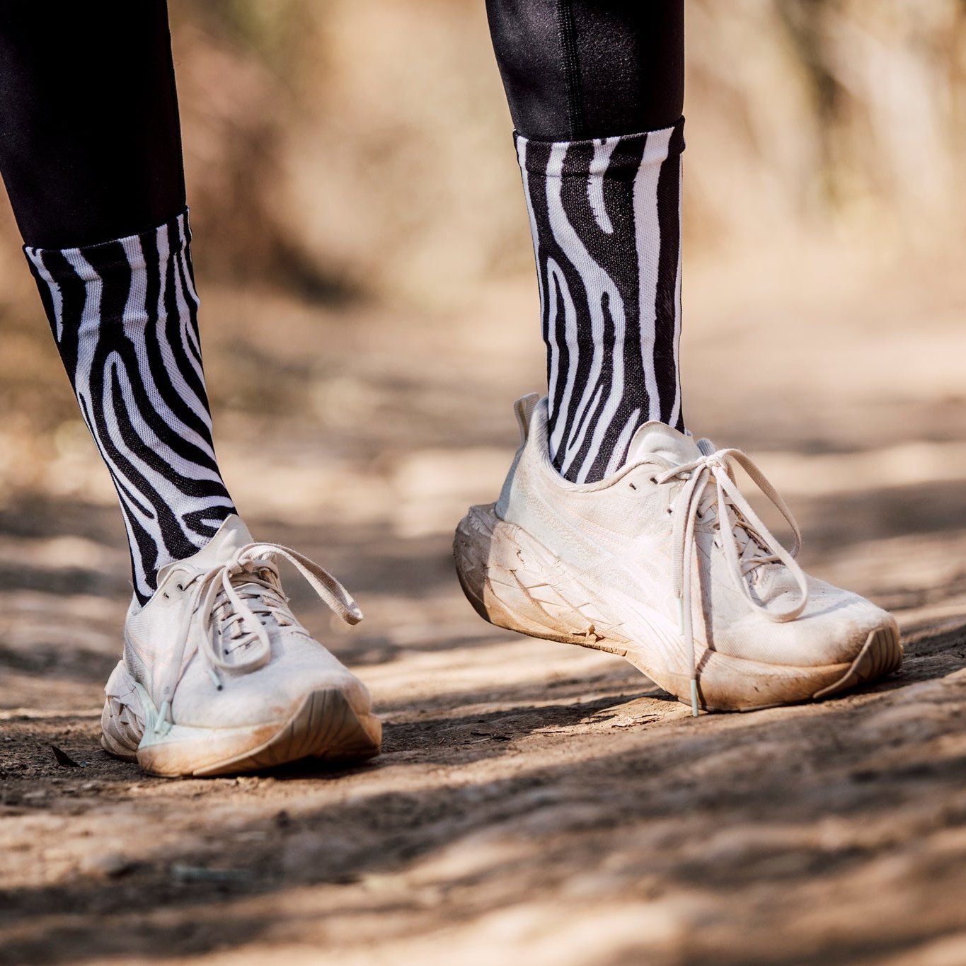 Zebra Casual Crew Socks