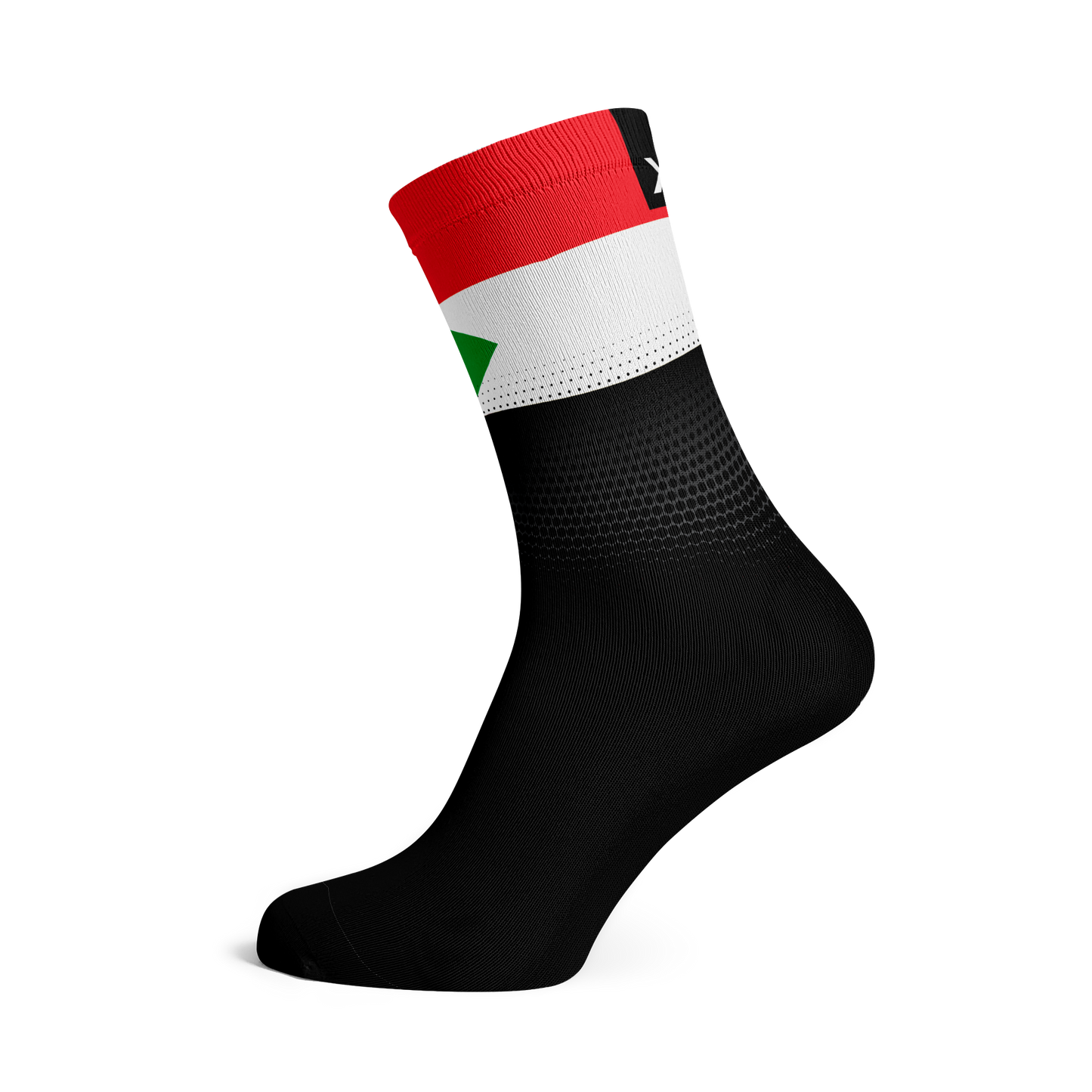 Sudan Flag Crew Socks