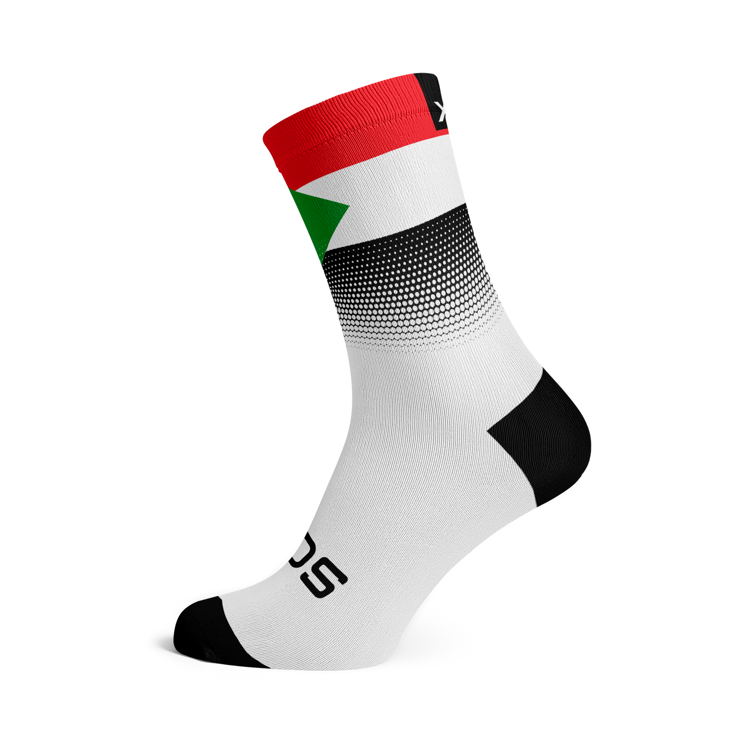Sudan Flag Crew Socks