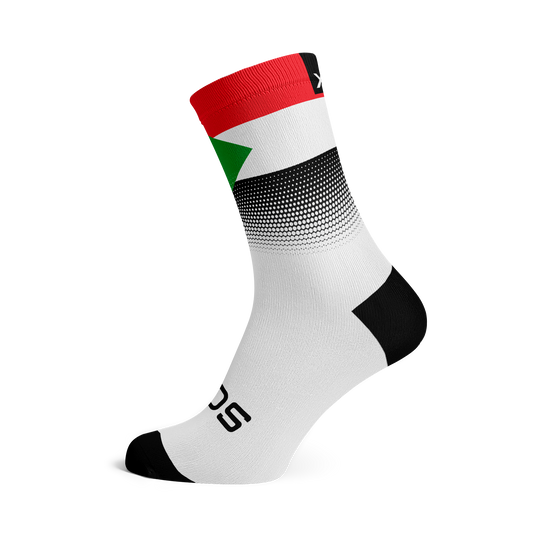 Sudan Flag Crew Socks