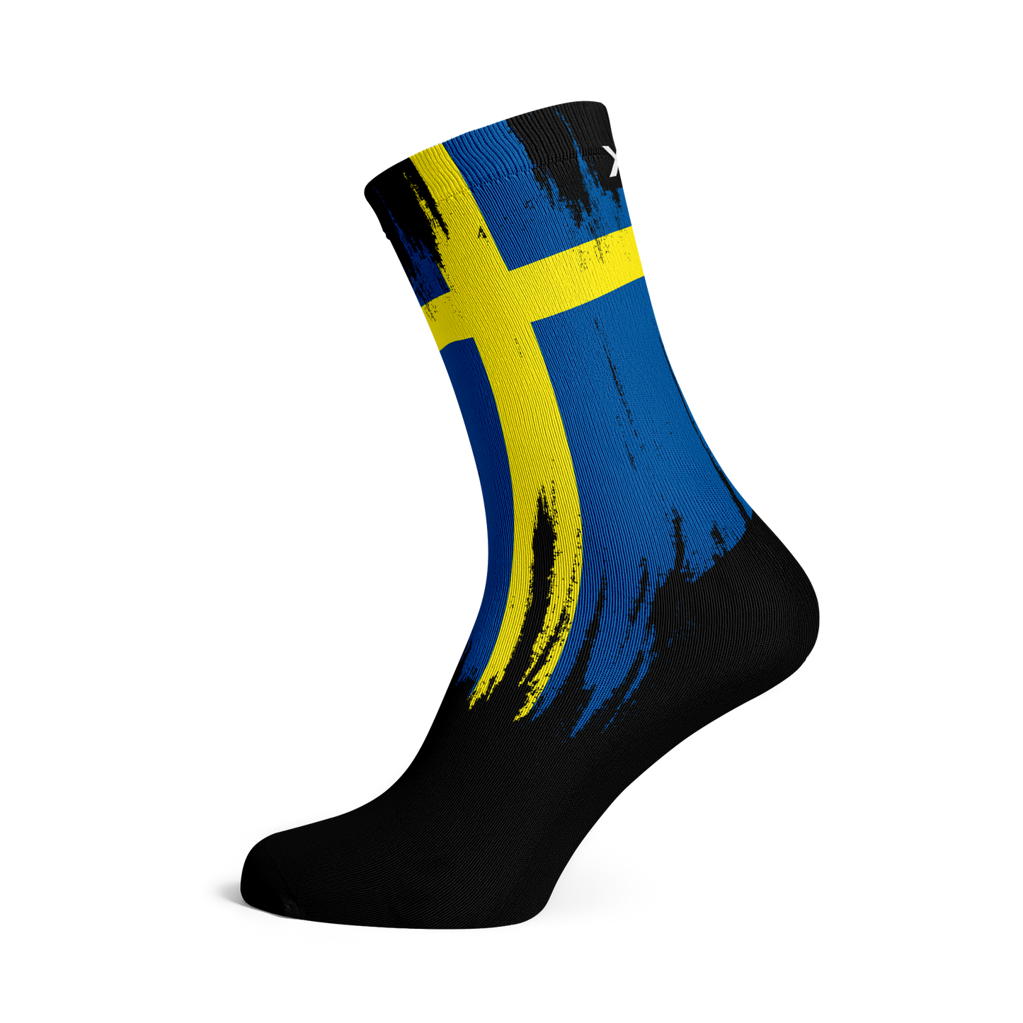 Sweden Splash Flag Crew Socks