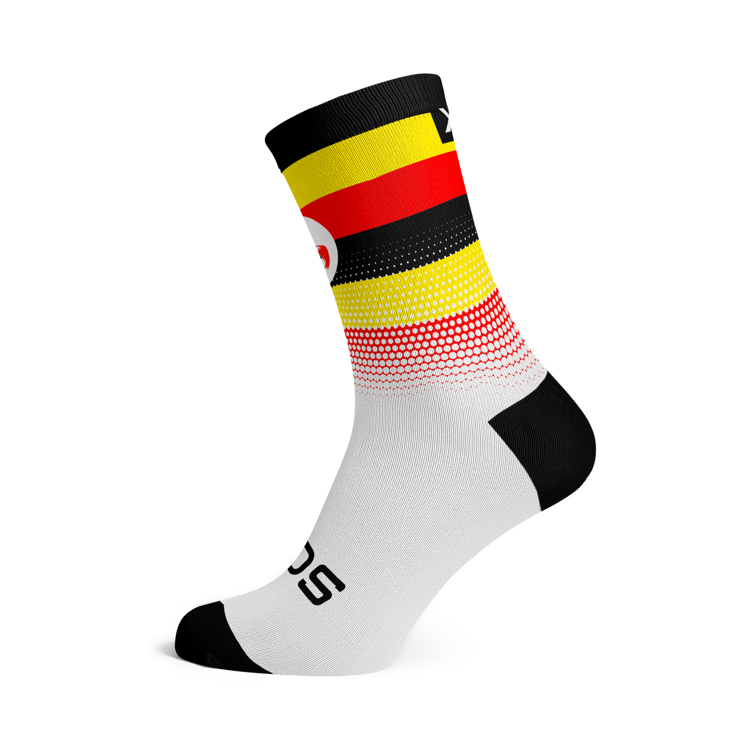 Uganda Flag Crew Socks