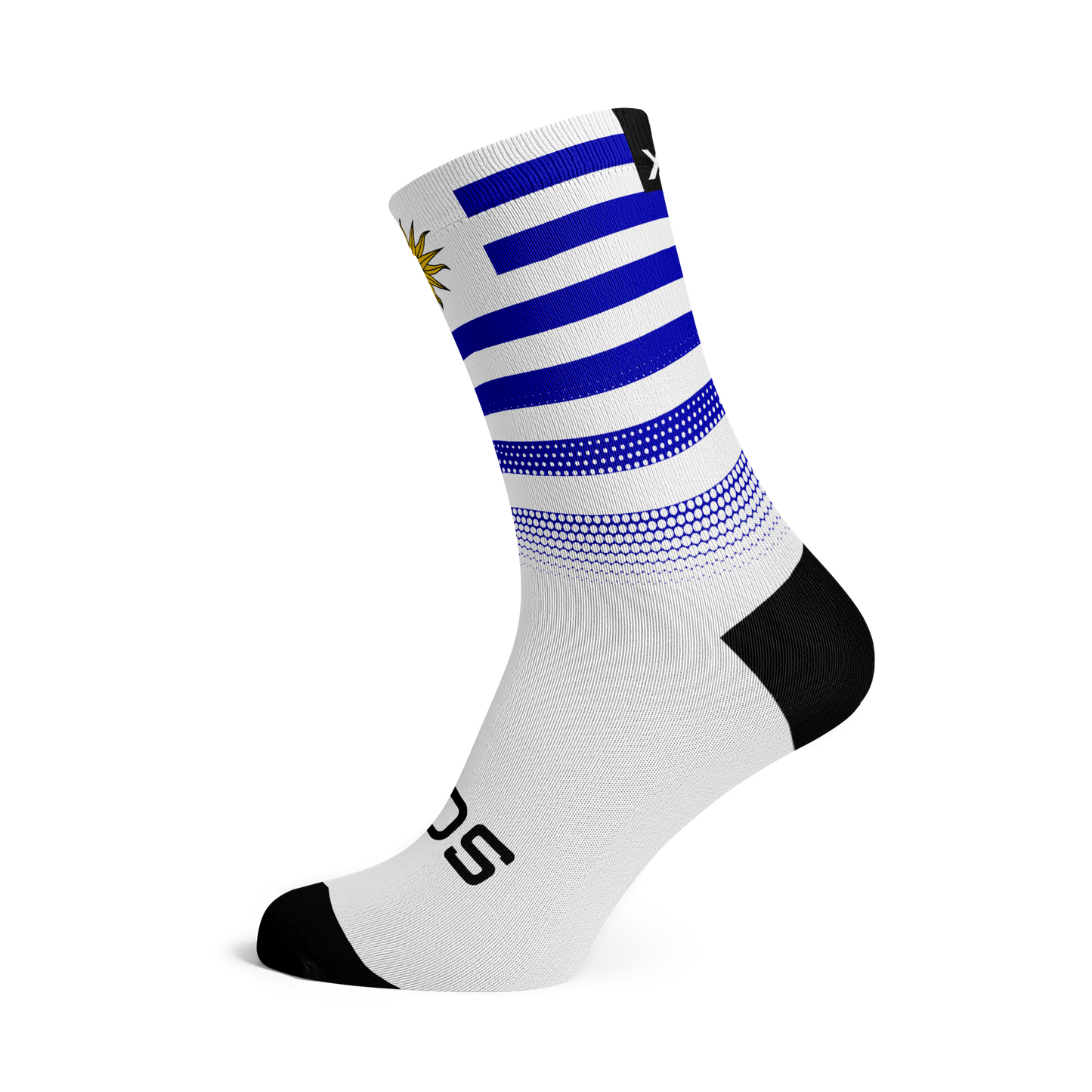 Uruguay Flag Crew Socks