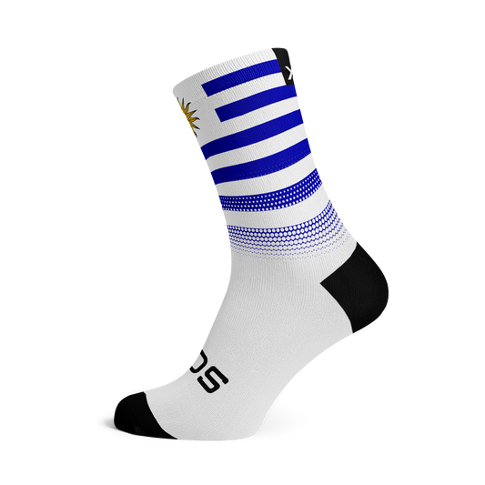 Uruguay Flag Crew Socks