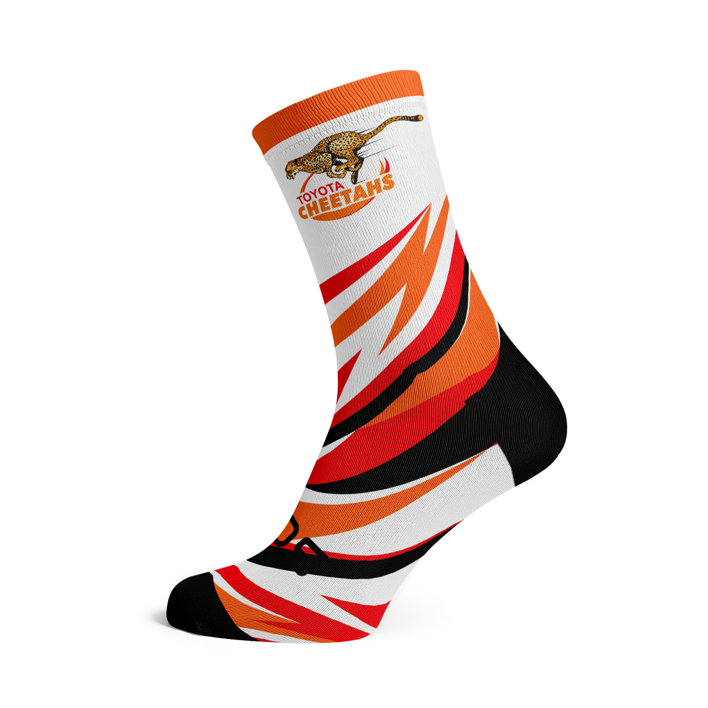 Cheetahs Blaze Rugby Crew Socks