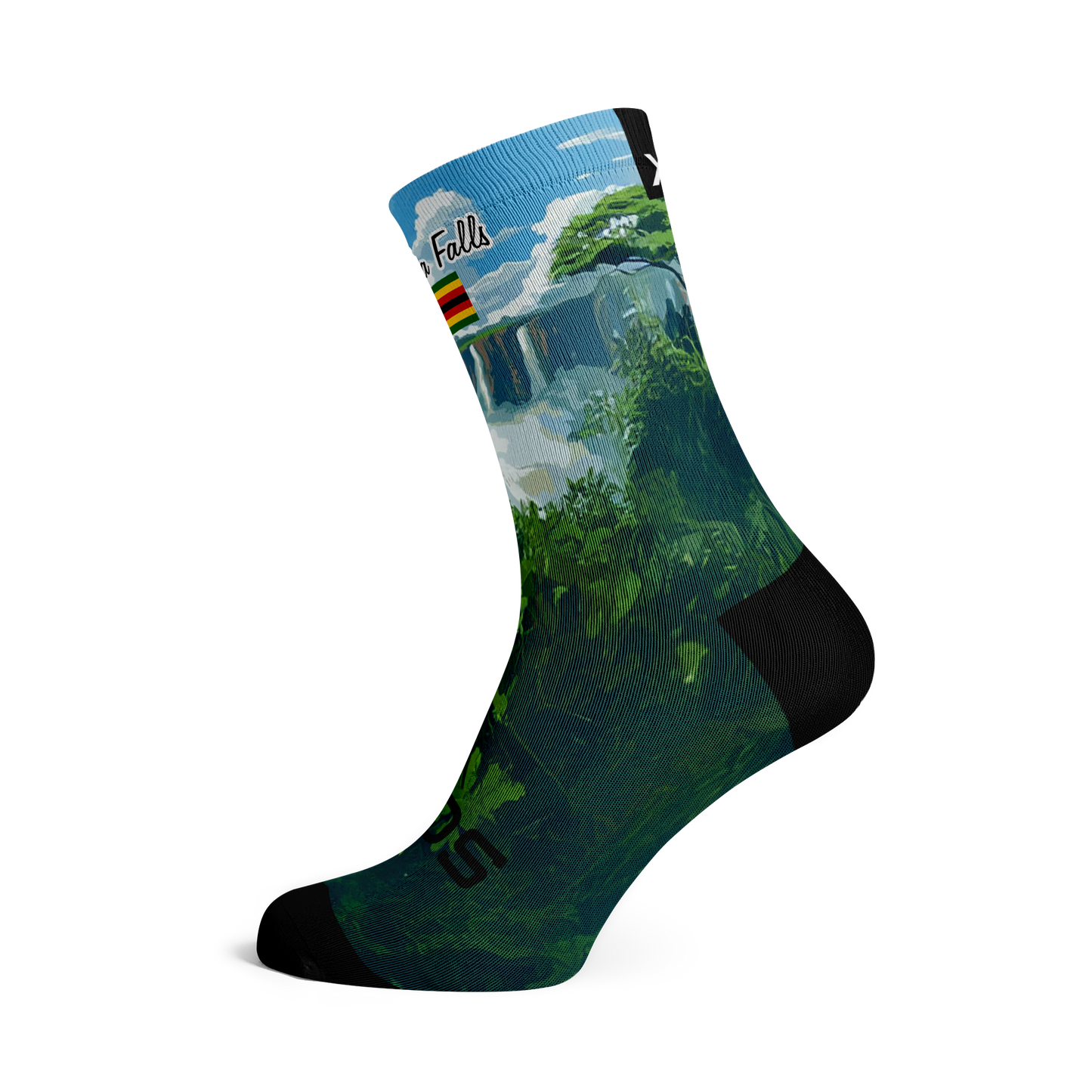 Vic Falls Forest Crew Socks