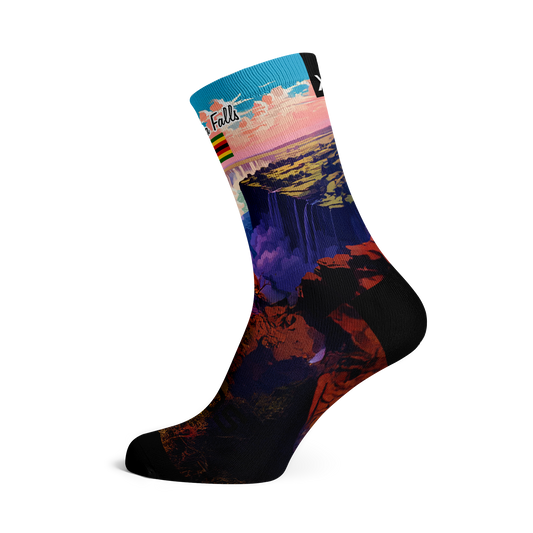 Vic Falls Waterfall Crew Socks