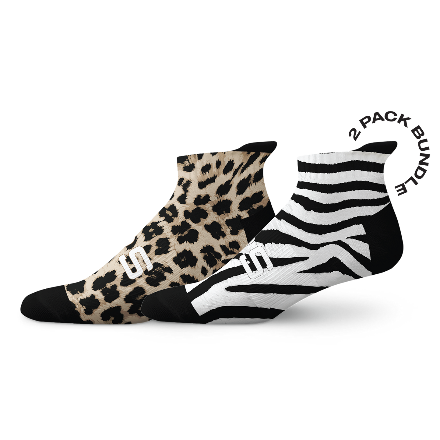 Wild Animals Tab Combo Socks