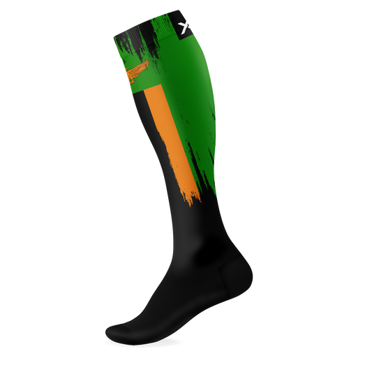 Zambia Splash Knee High Socks