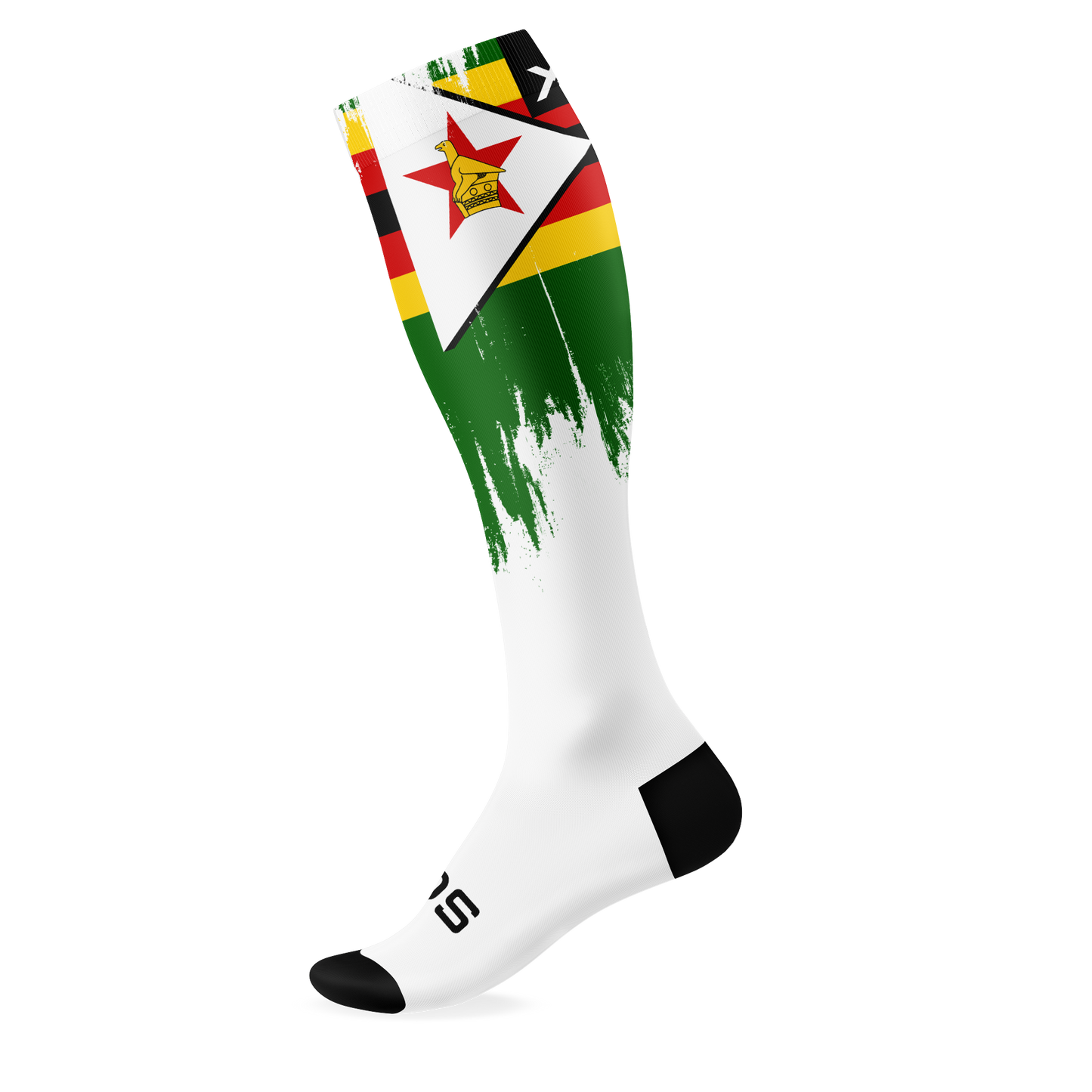Zimbabwe Splash Knee High Socks