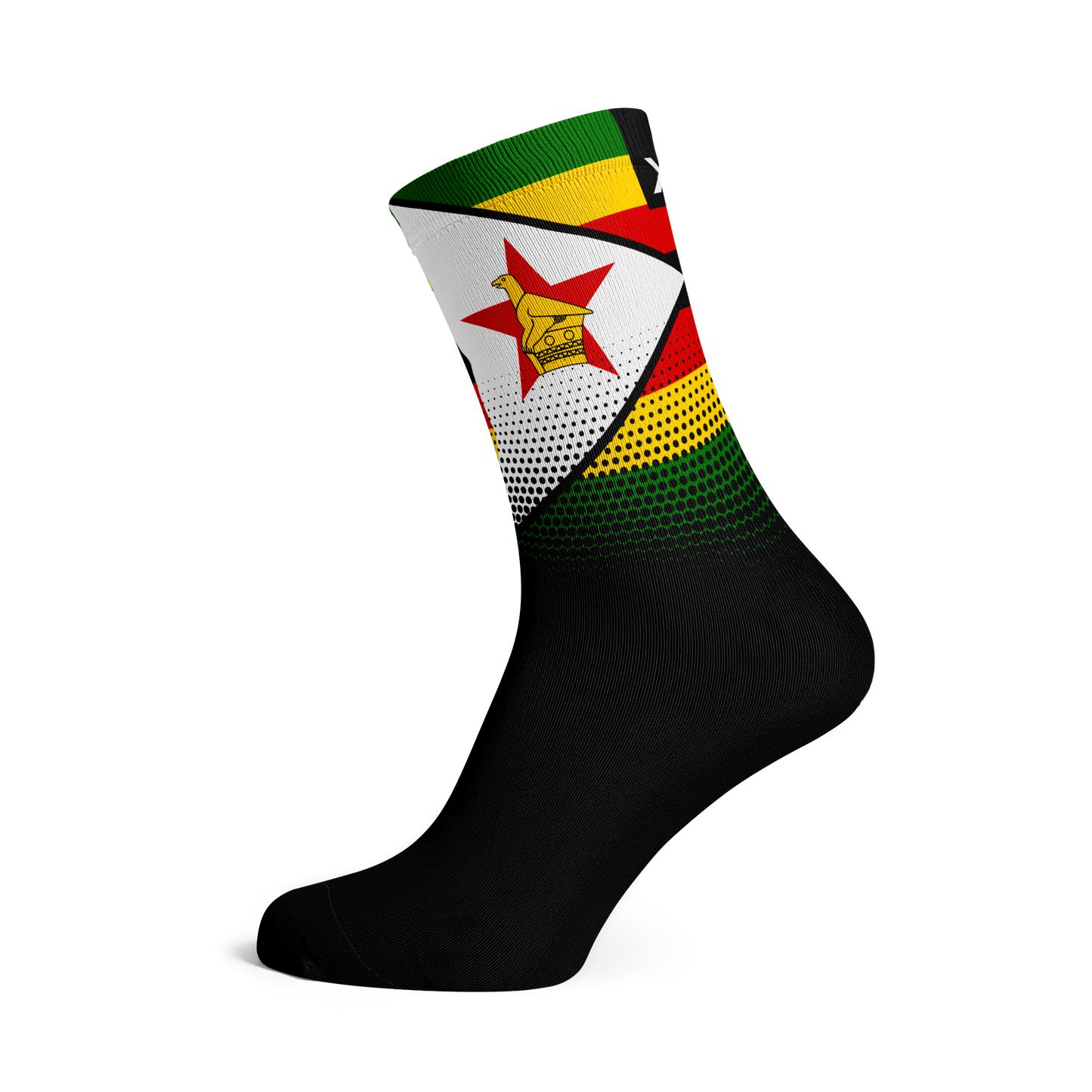 Zimbabwe Flag Crew Socks