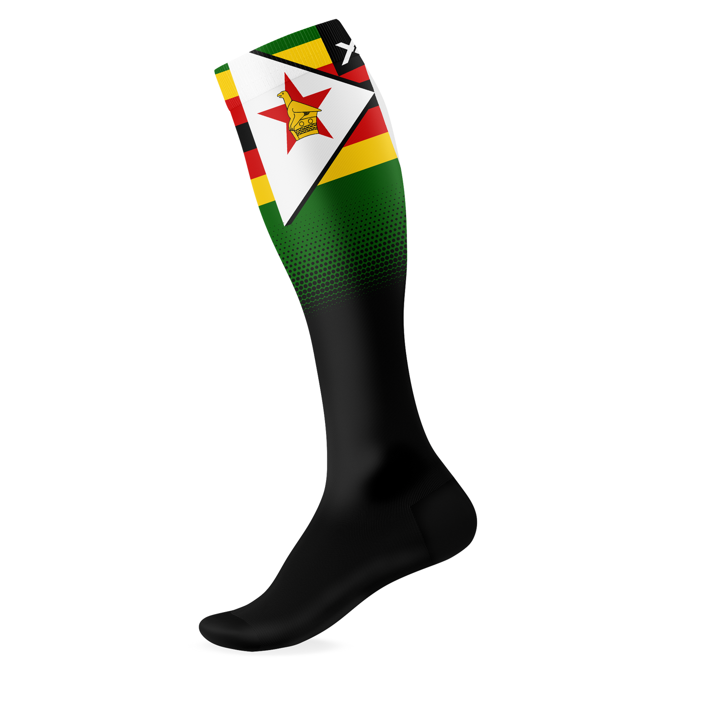 Zimbabwe Flag Knee High Socks