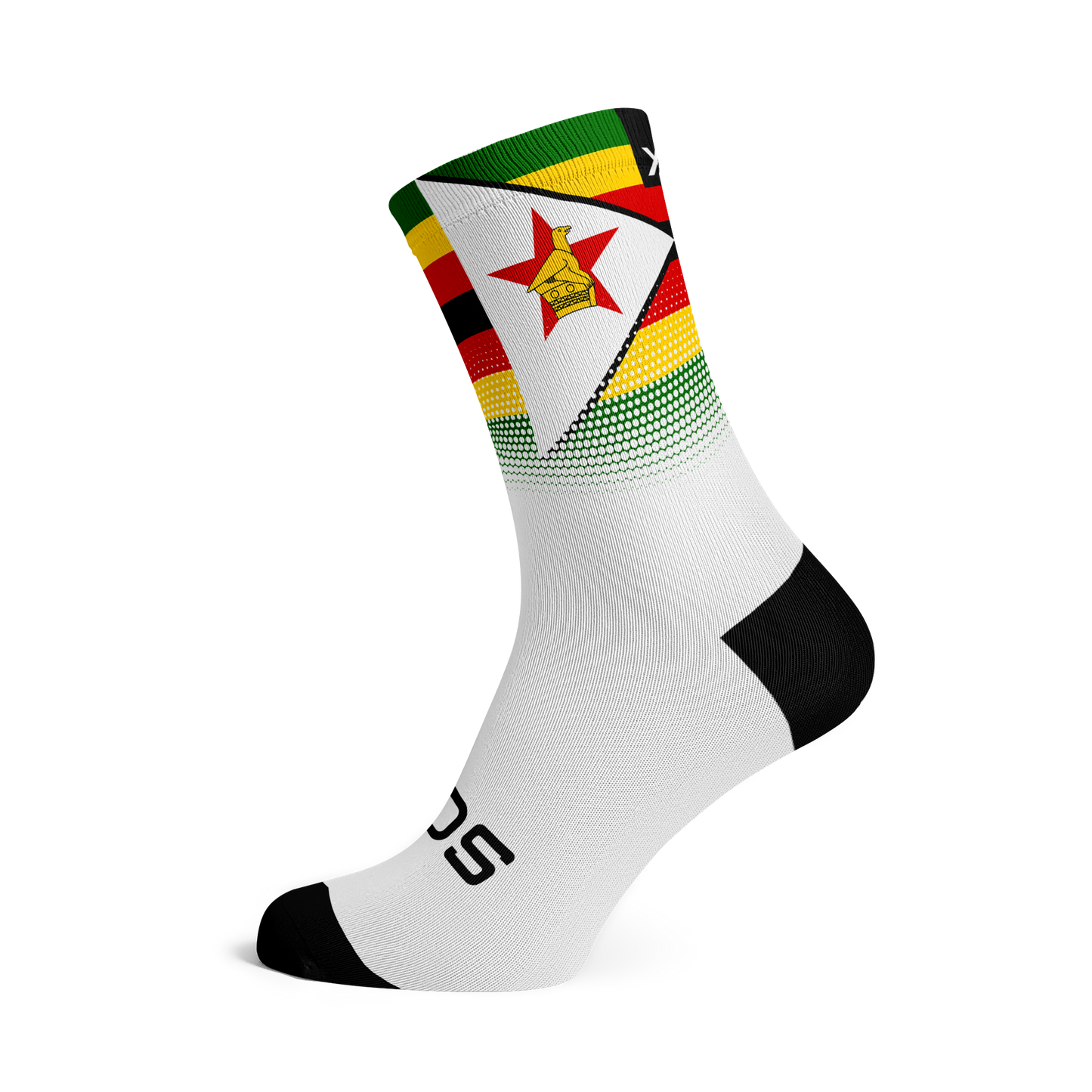 Zimbabwe Flag Crew Socks