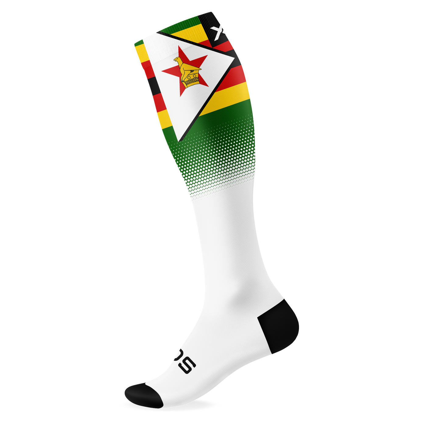 Zimbabwe Flag Knee High Socks