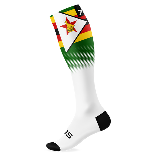 Zimbabwe Flag Knee High Socks