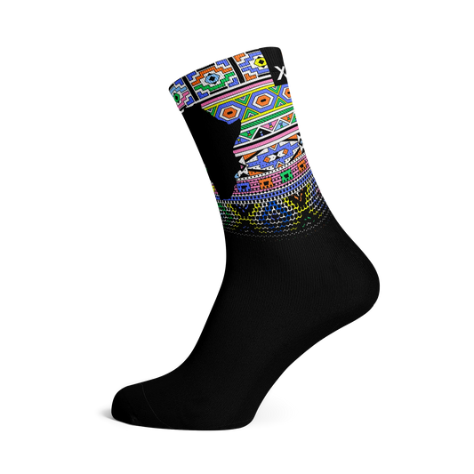 Africa Flag Casual Crew Socks