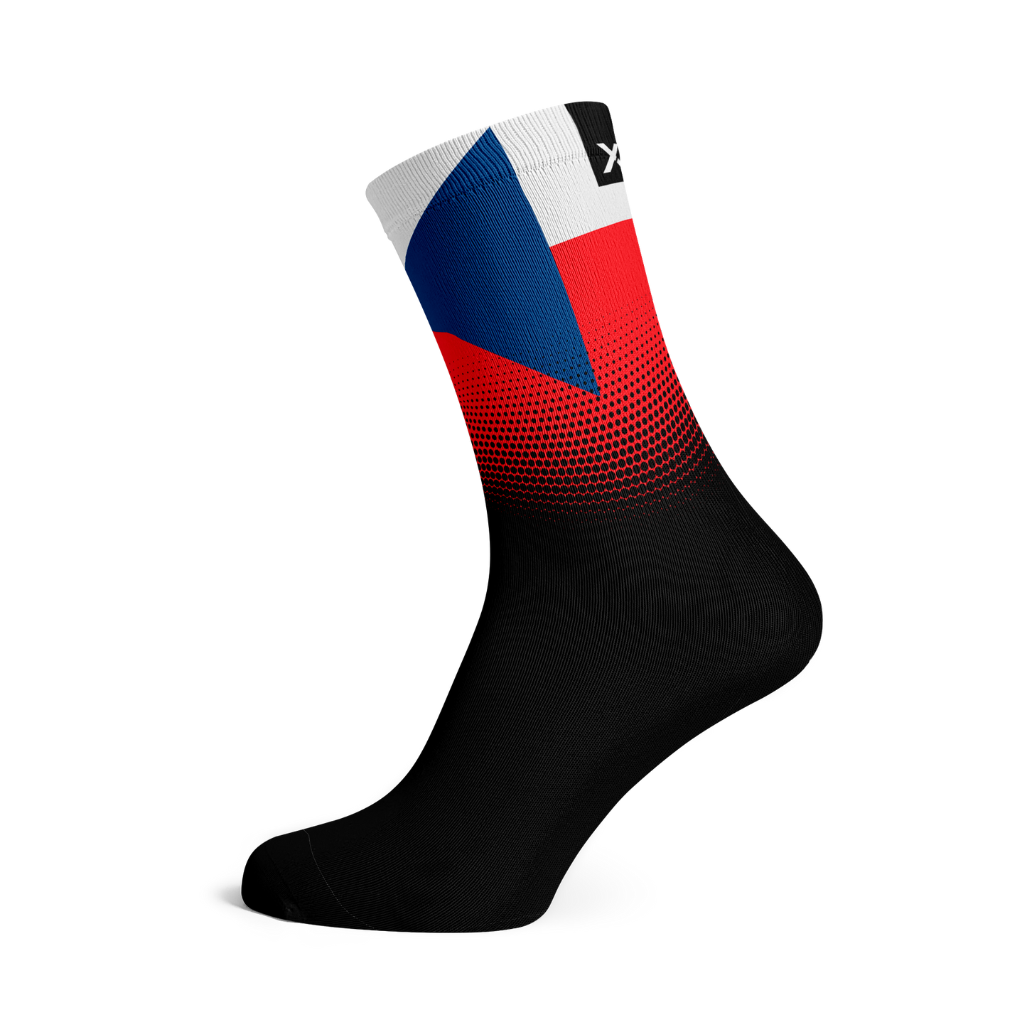 Czech Republic Flag Crew Socks