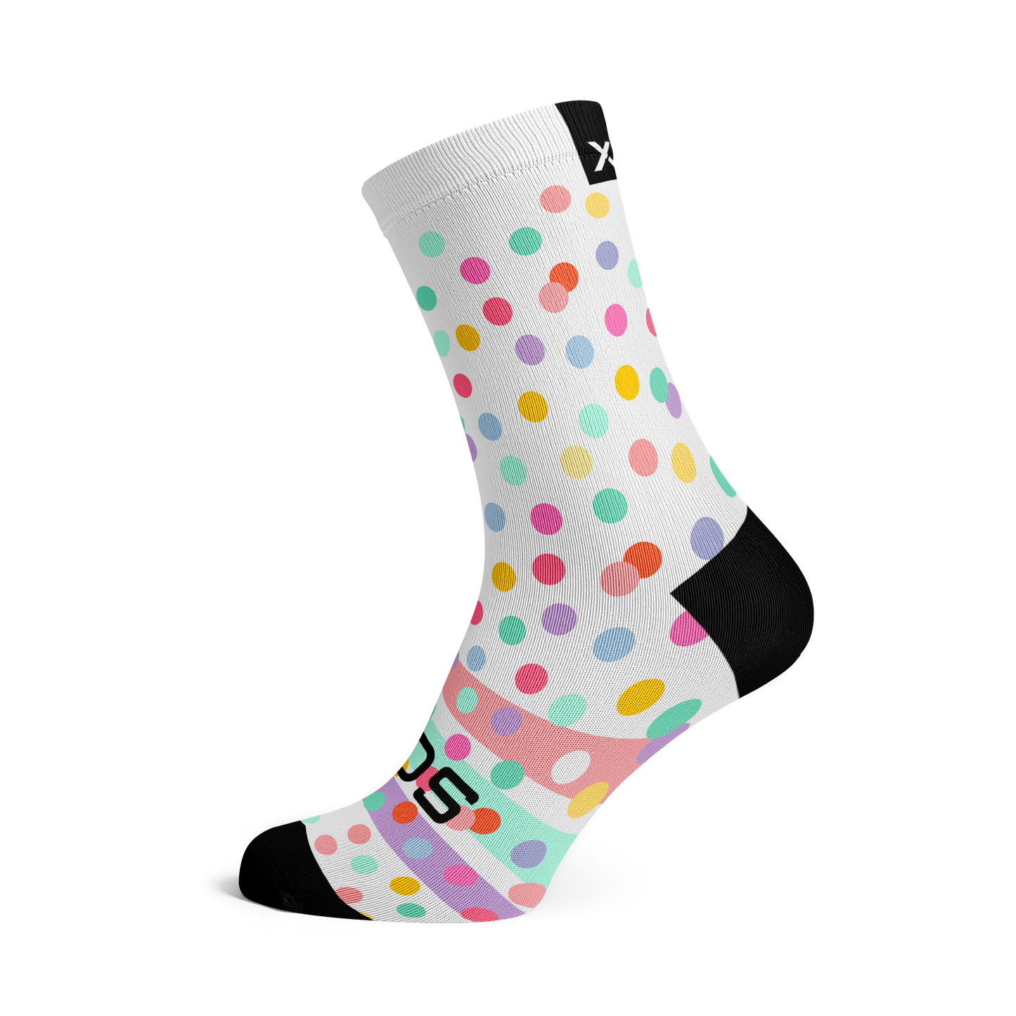 Dots Casual Crew Socks