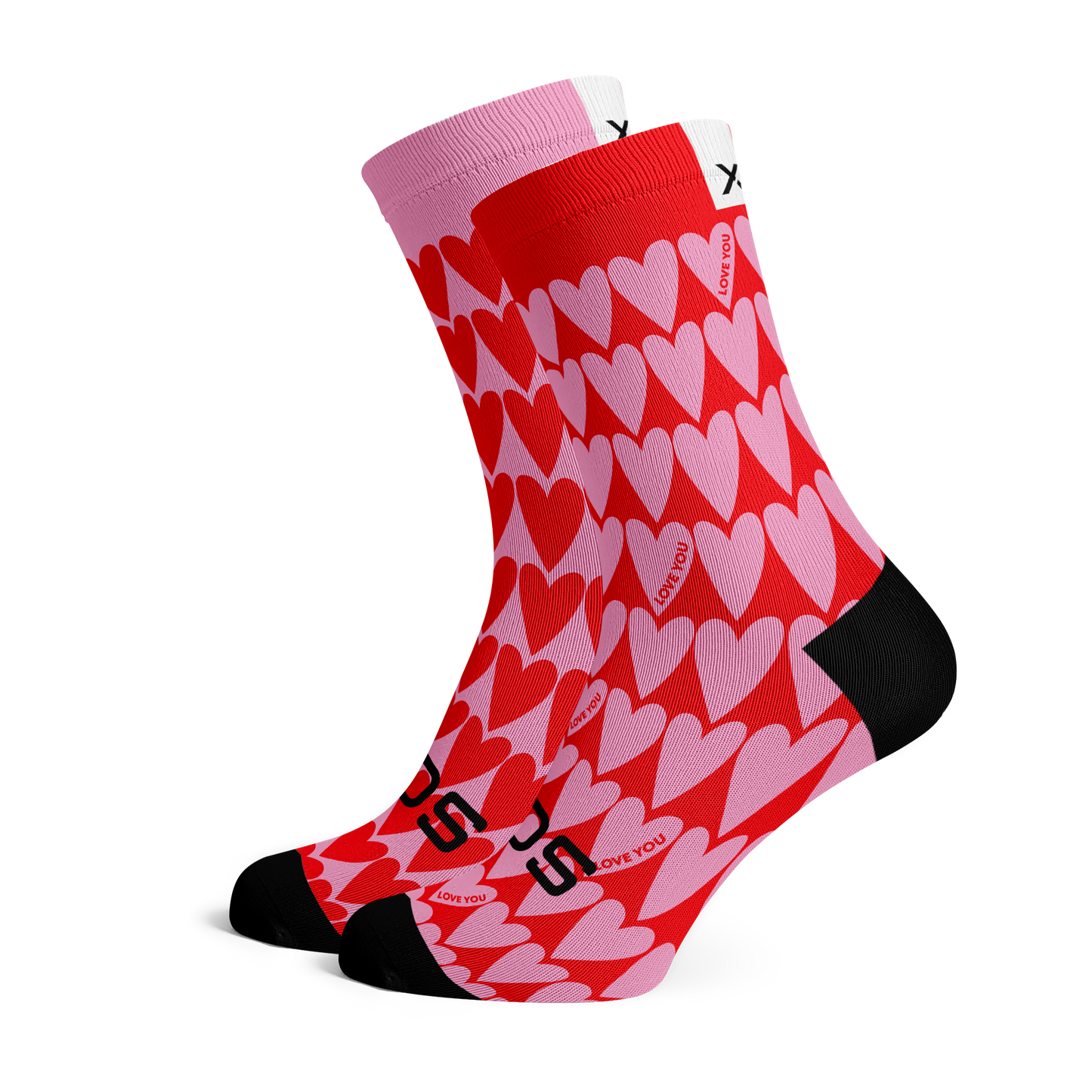 Hearts Casual Crew Socks