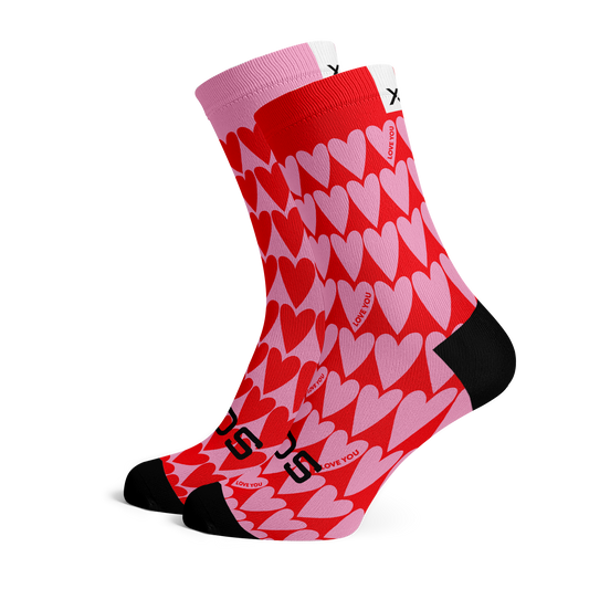 Hearts Casual Crew Socks