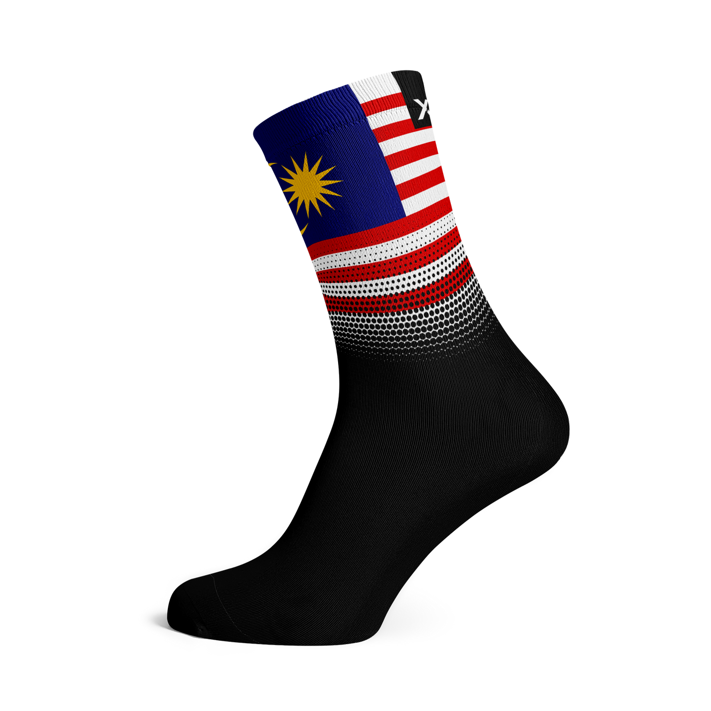 Malaysia Flag Crew Socks