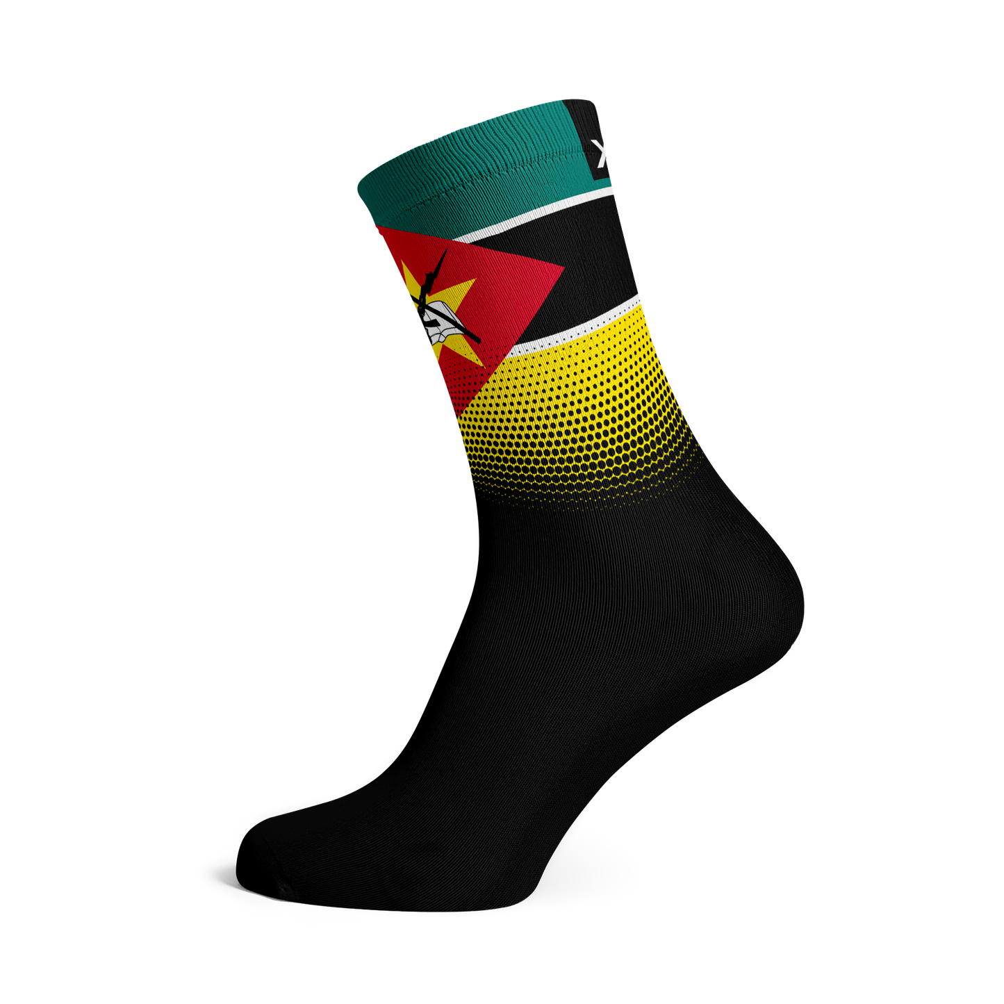 Mozambique Flag Crew Socks
