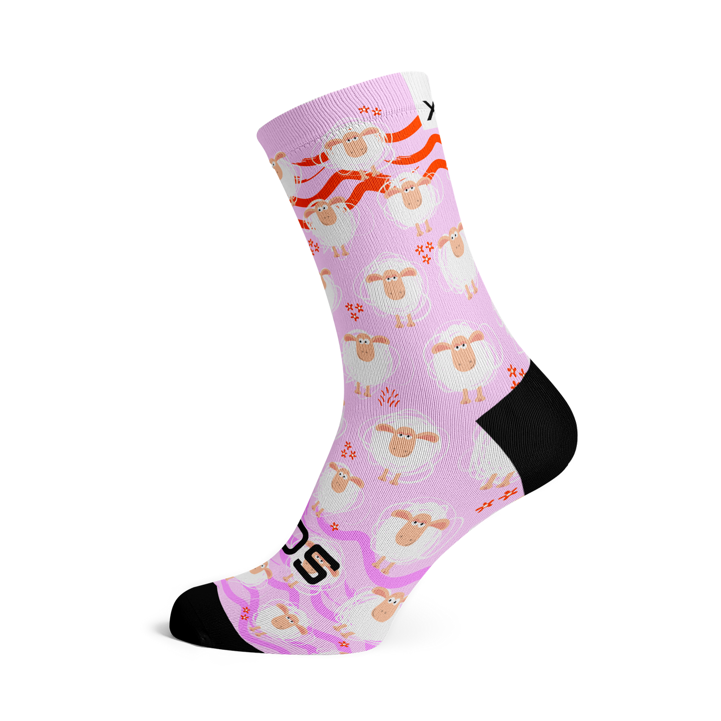 Pink Sheep Casual Crew Socks