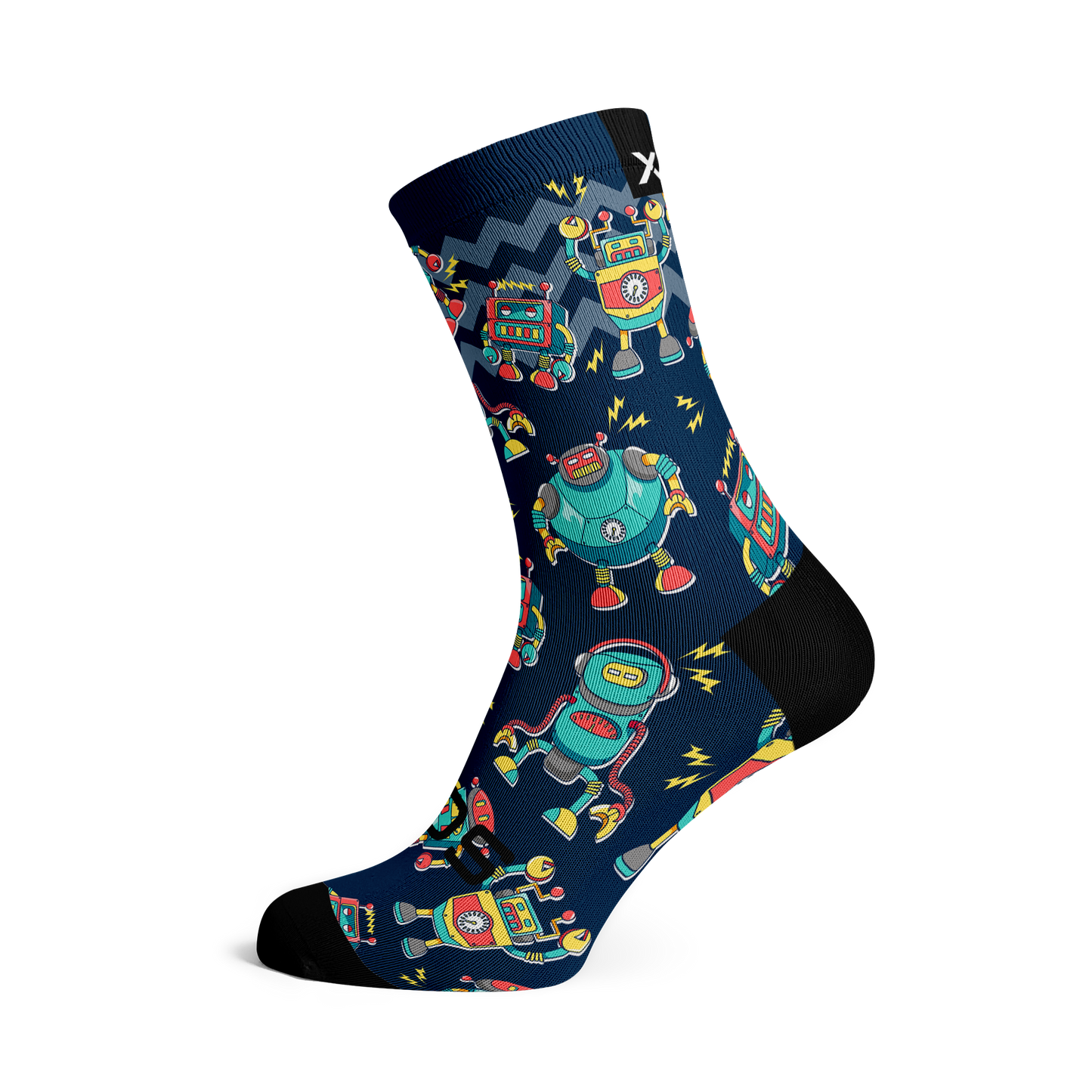 Robots Casual Crew Socks