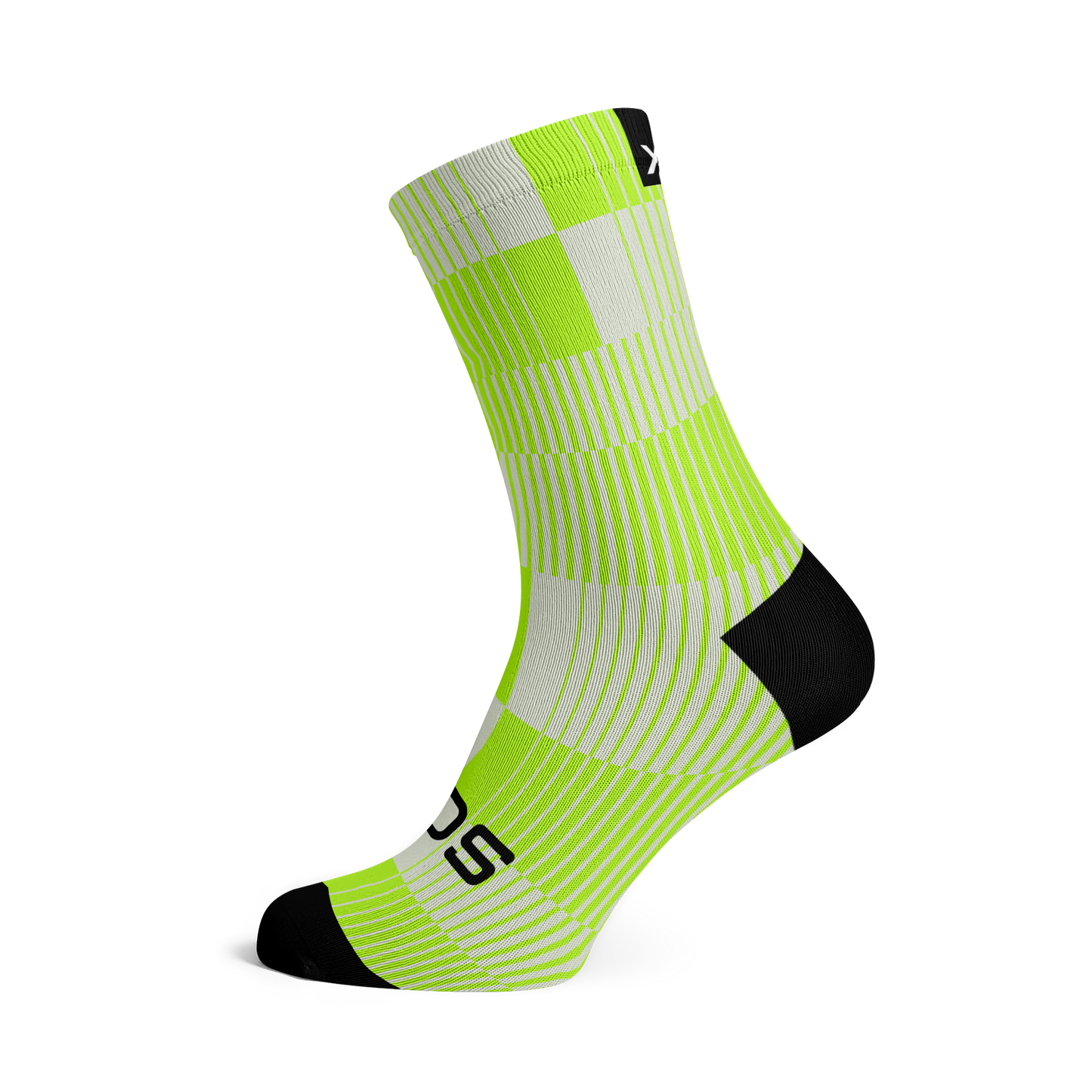 Slight Green Minimalist Crew Socks