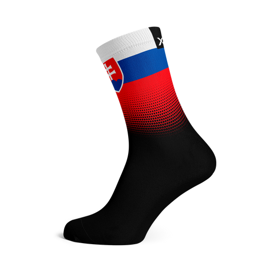Slovakia Flag Crew Socks