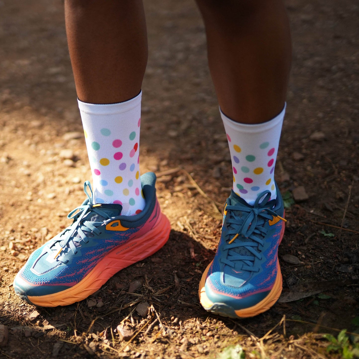 Dots Casual Crew Socks